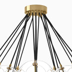 McKay Chandelier in Burnished Brass