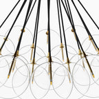 McKay Chandelier in Burnished Brass