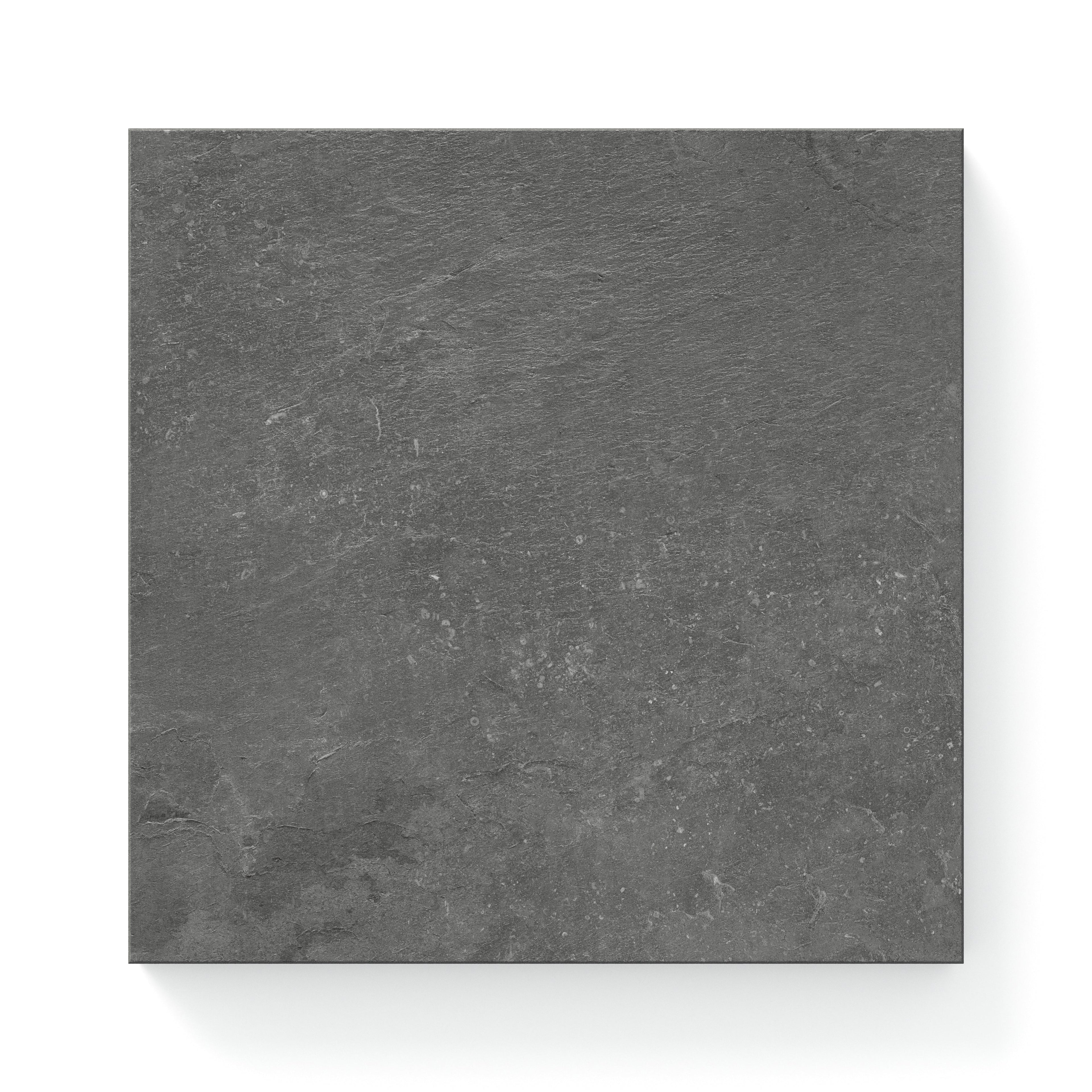 Wren 12x12 Grip Porcelain 2cm Paver Tile in Charcoal