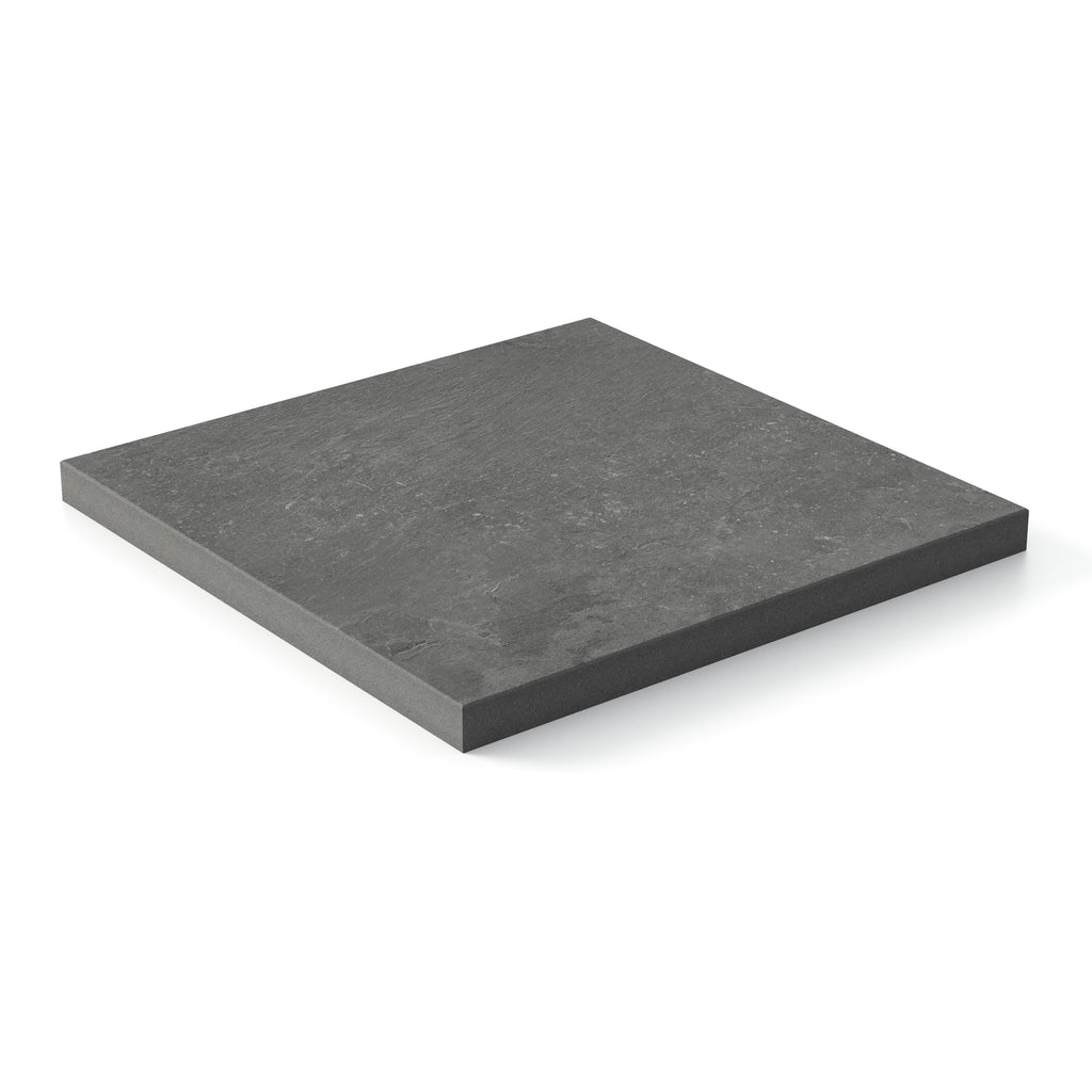 Wren 12x12 Grip Porcelain 2cm Paver Tile in Charcoal