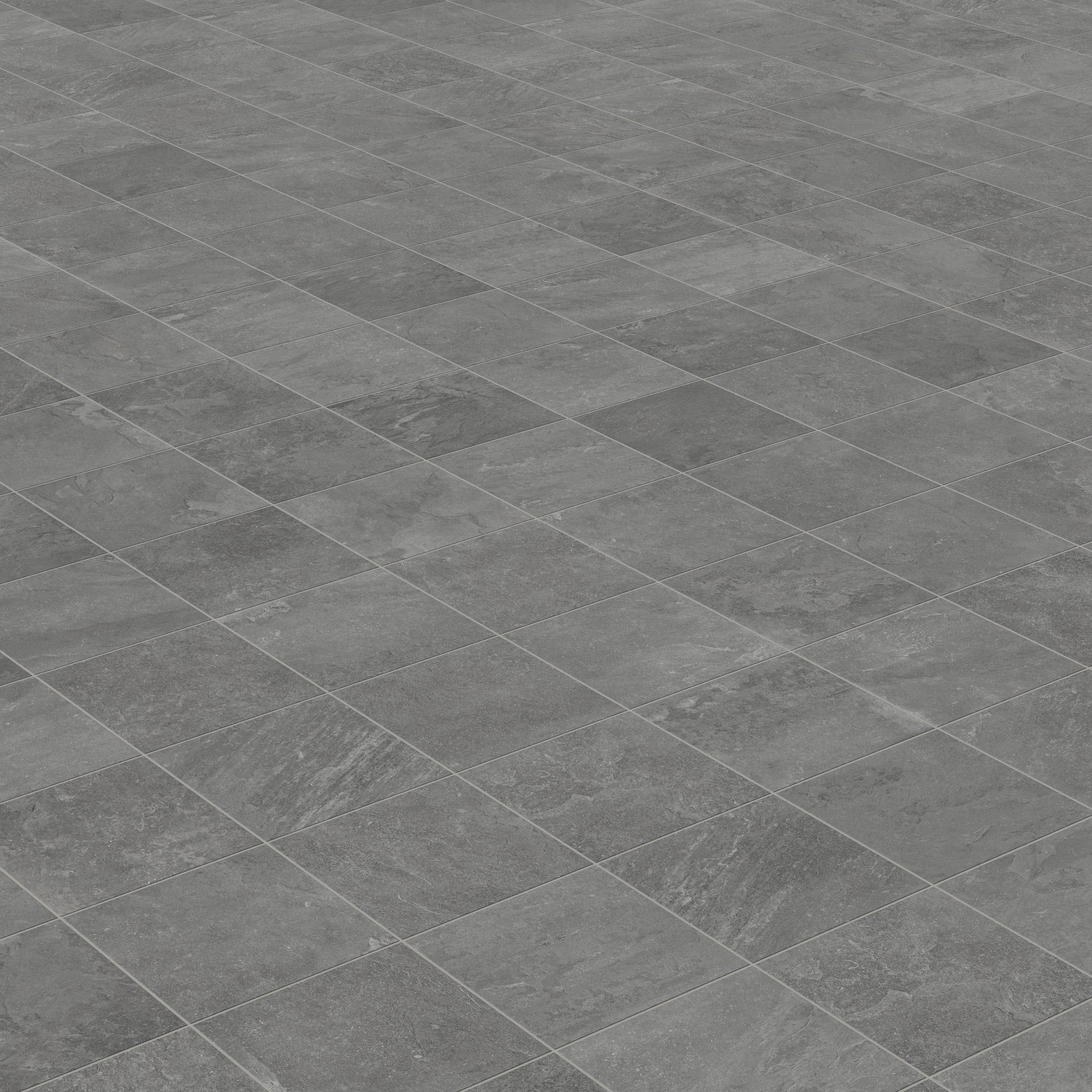 Wren 12x12 Grip Porcelain 2cm Paver Tile in Charcoal