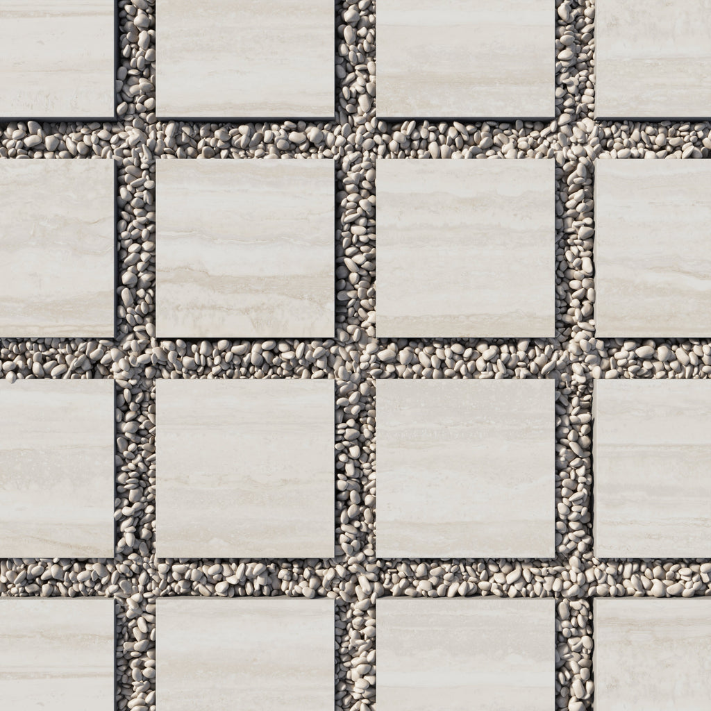 Wren 12x12 Grip Porcelain 2cm Paver Tile in Oat