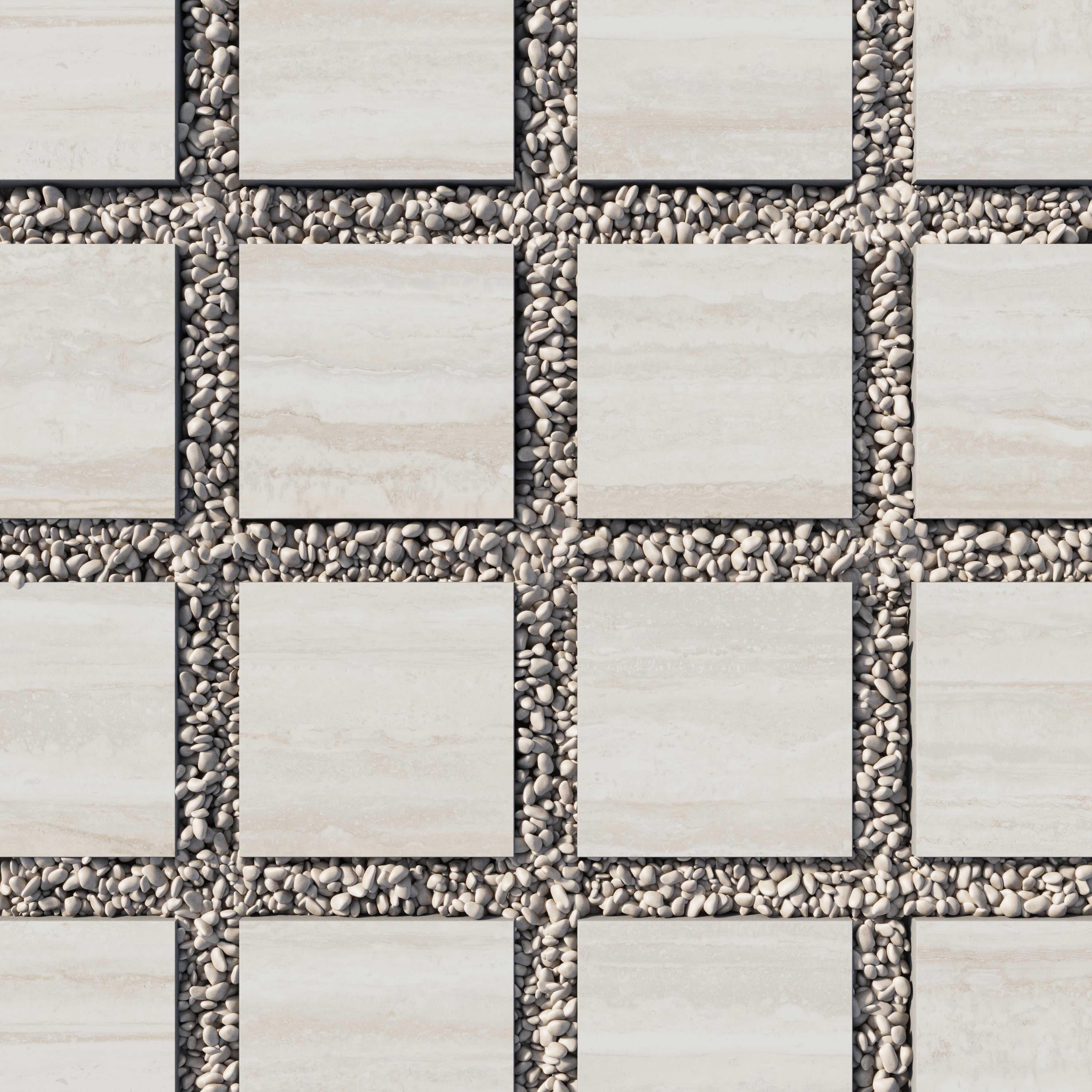 Wren 12x12 Grip Porcelain 2cm Paver Tile in Oat