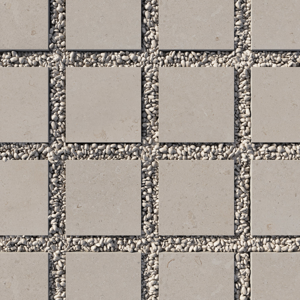 Wren 12x12 Grip Porcelain 2cm Paver Tile in Dune