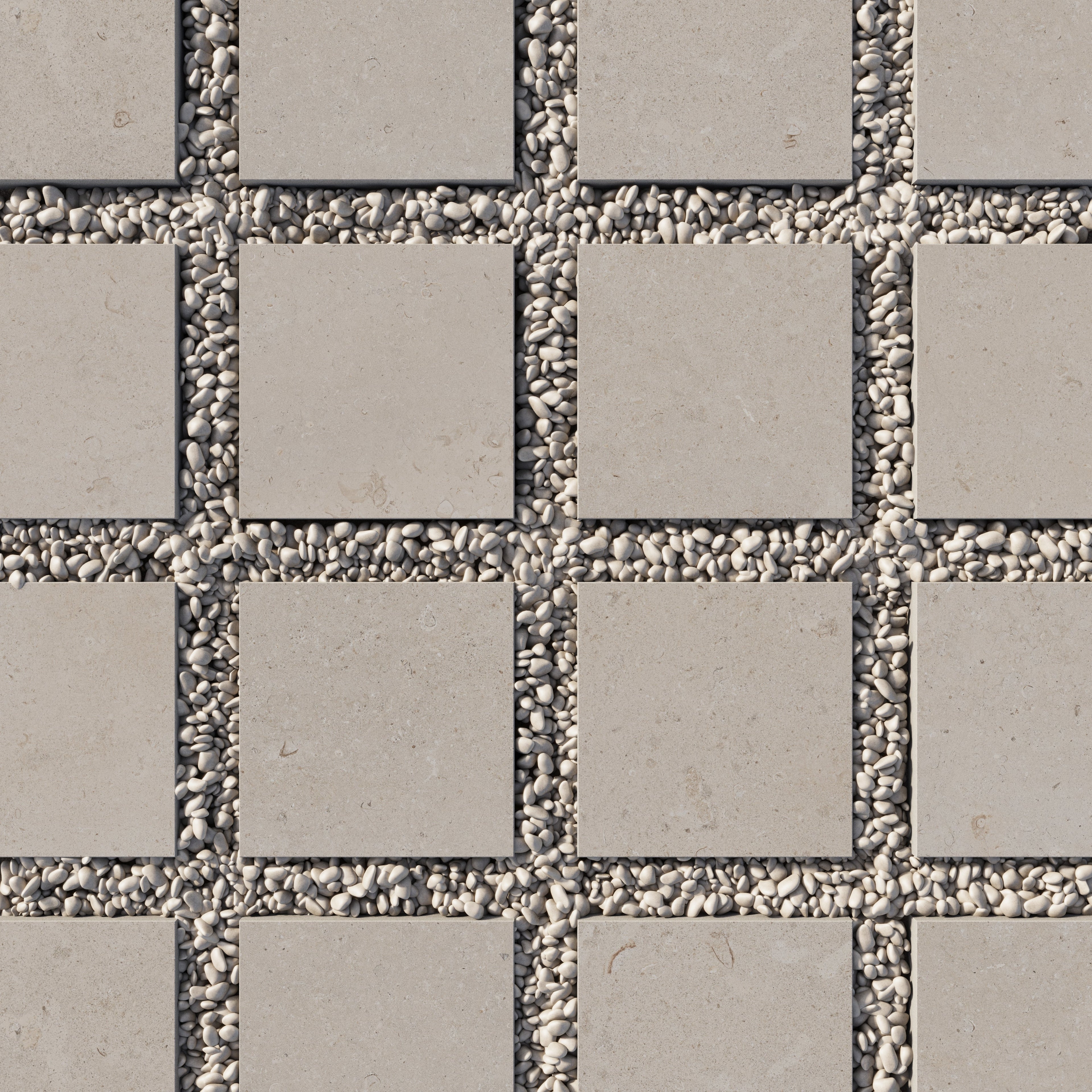 Wren 12x12 Grip Porcelain 2cm Paver Tile in Dune