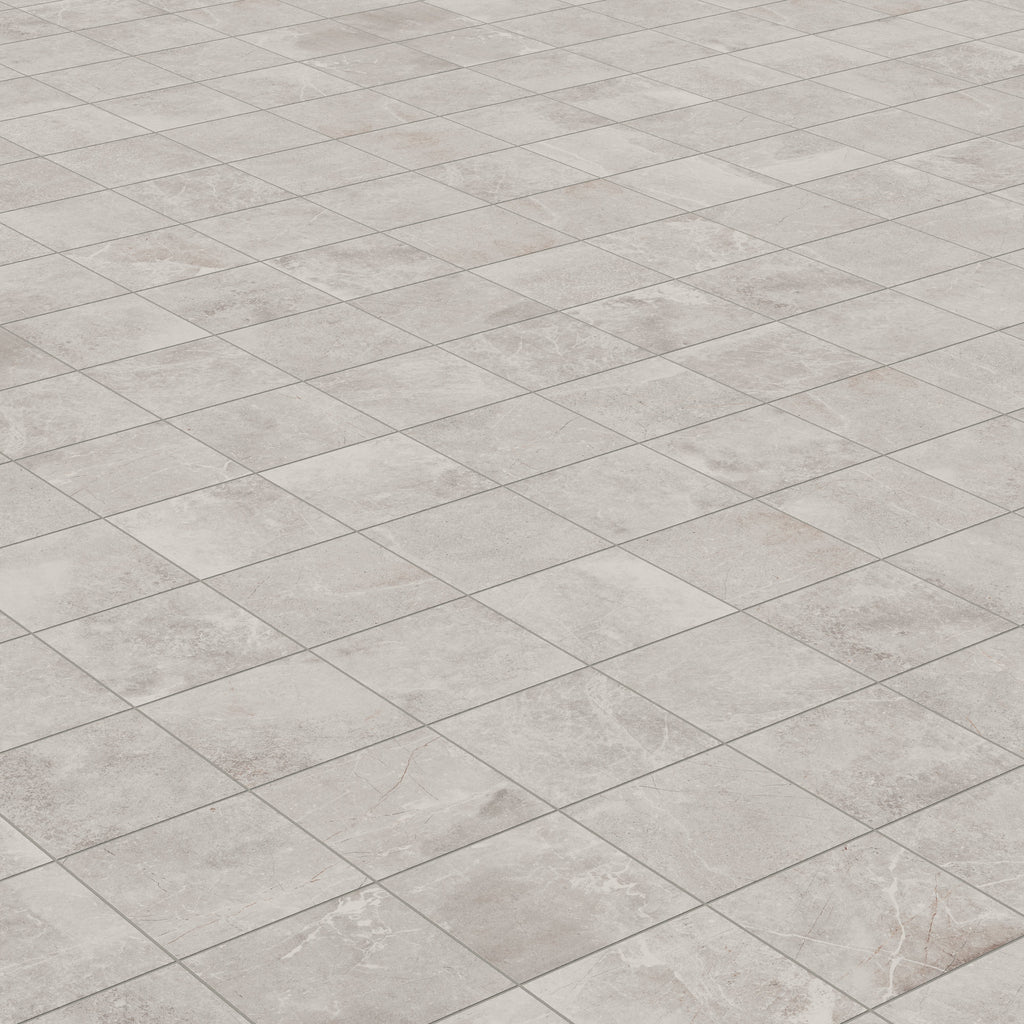 Wesley 12x12 Matte Porcelain Tile in Chalk