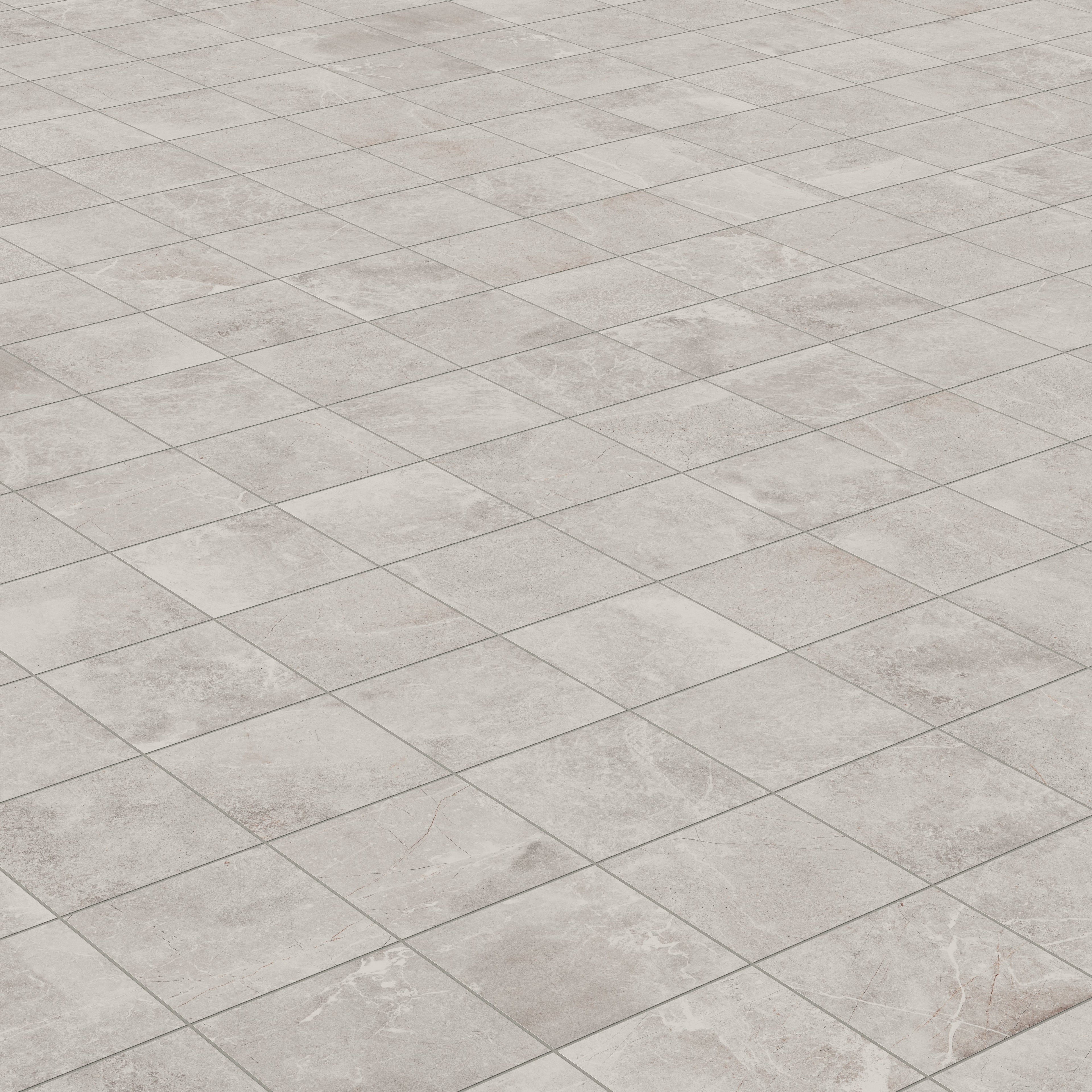 Wesley 12x12 Matte Porcelain Tile in Chalk