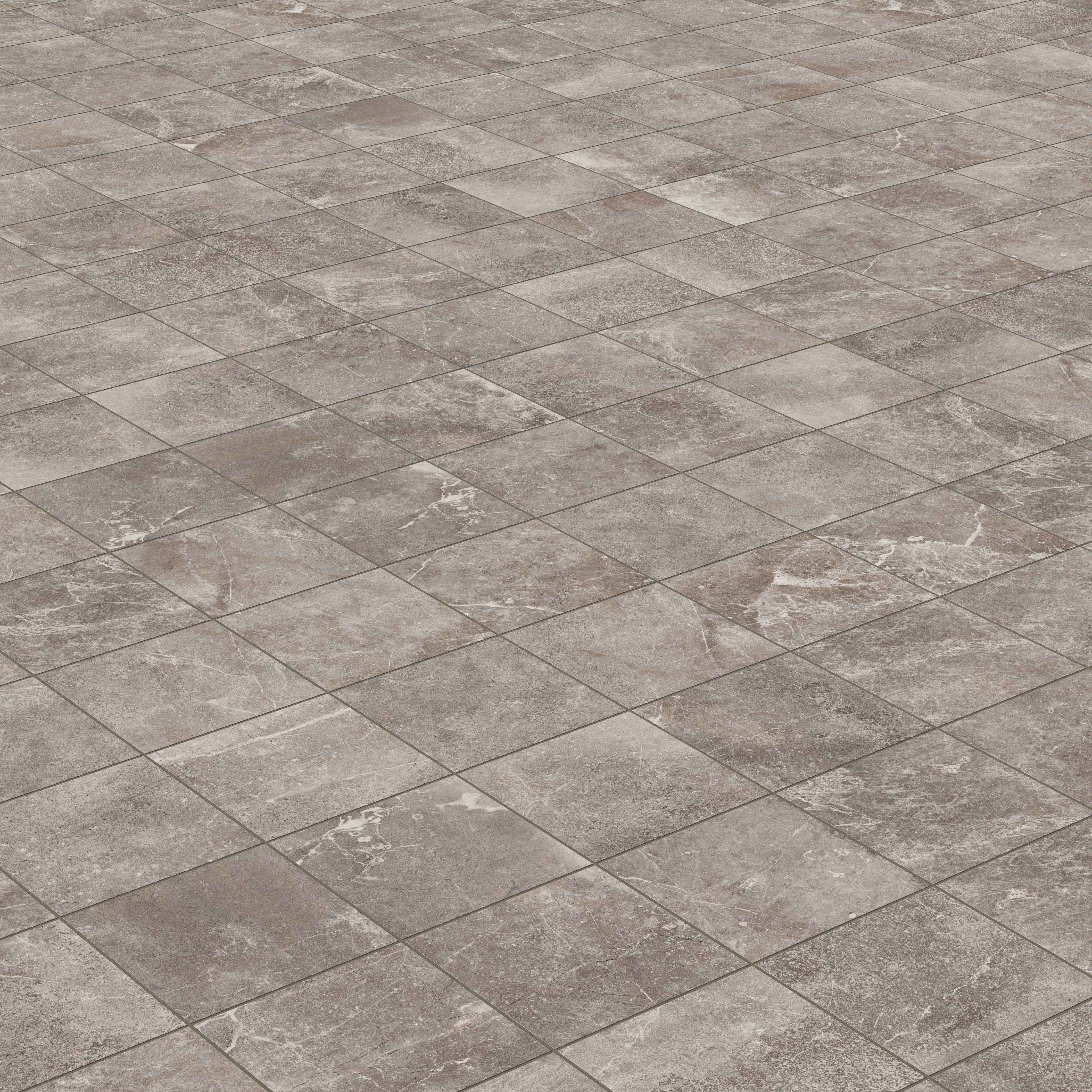 Wesley 12x12 Matte Porcelain Tile in Ash