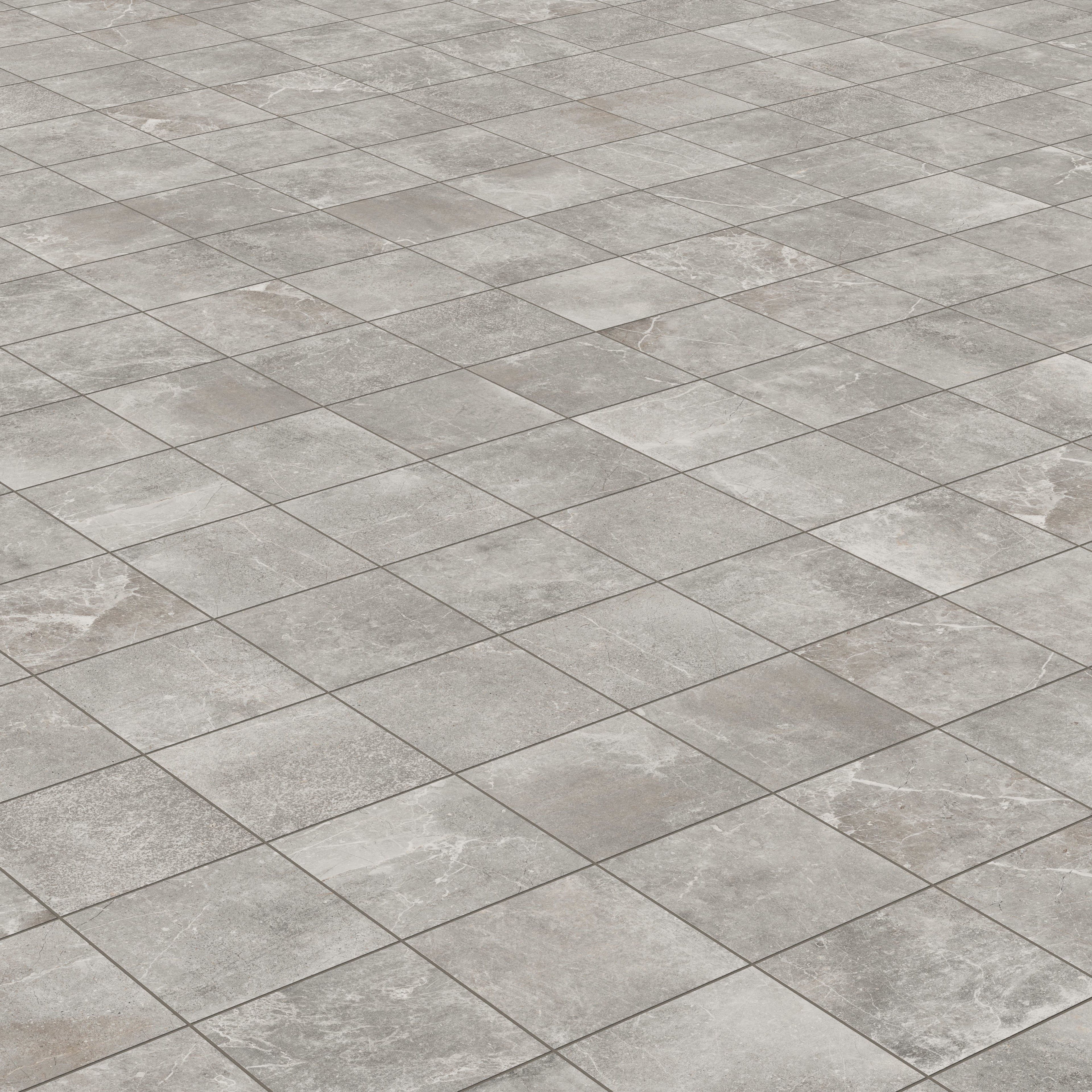 Wesley 12x12 Matte Porcelain Tile in Putty