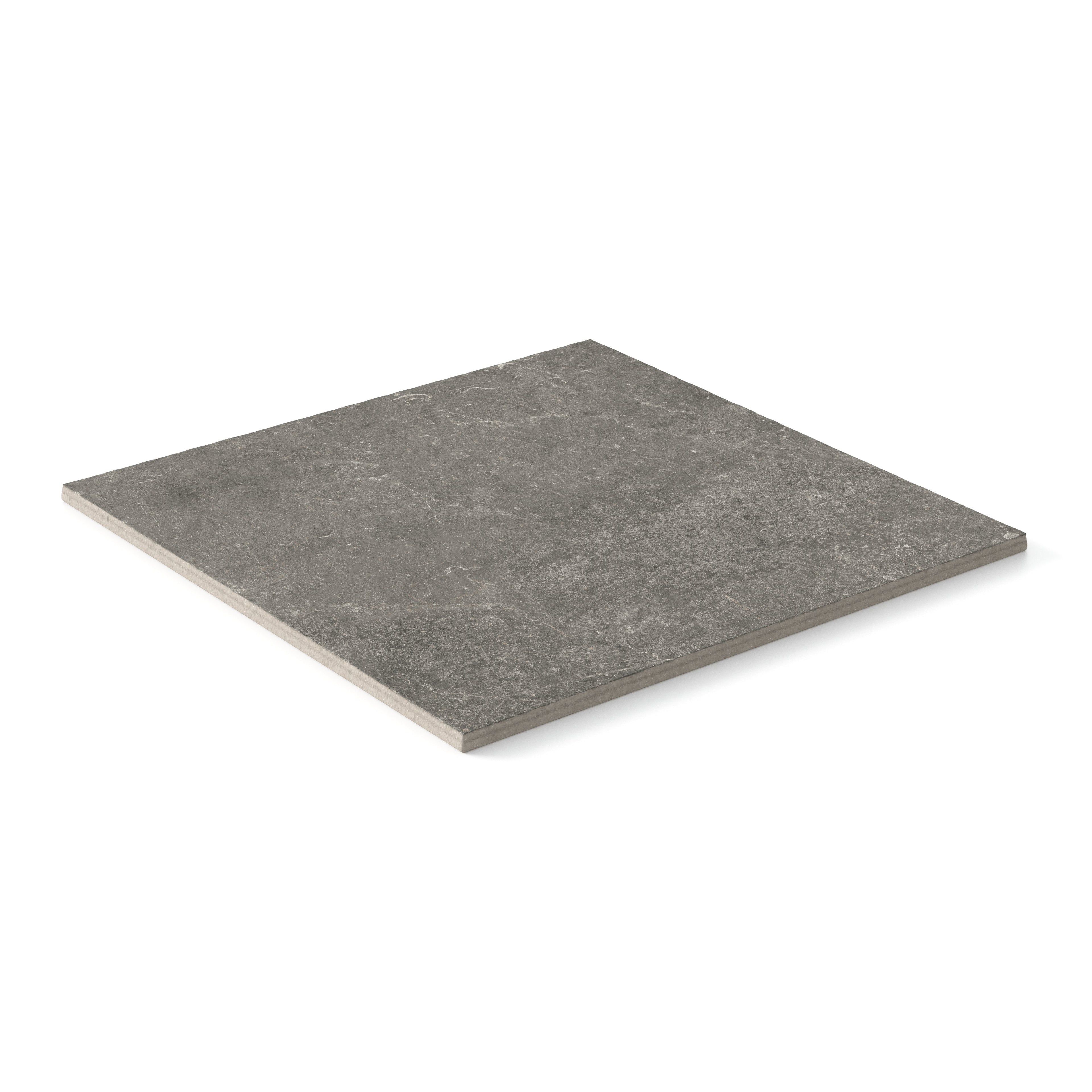 Wesley 12x12 Matte Porcelain Tile in Smoke