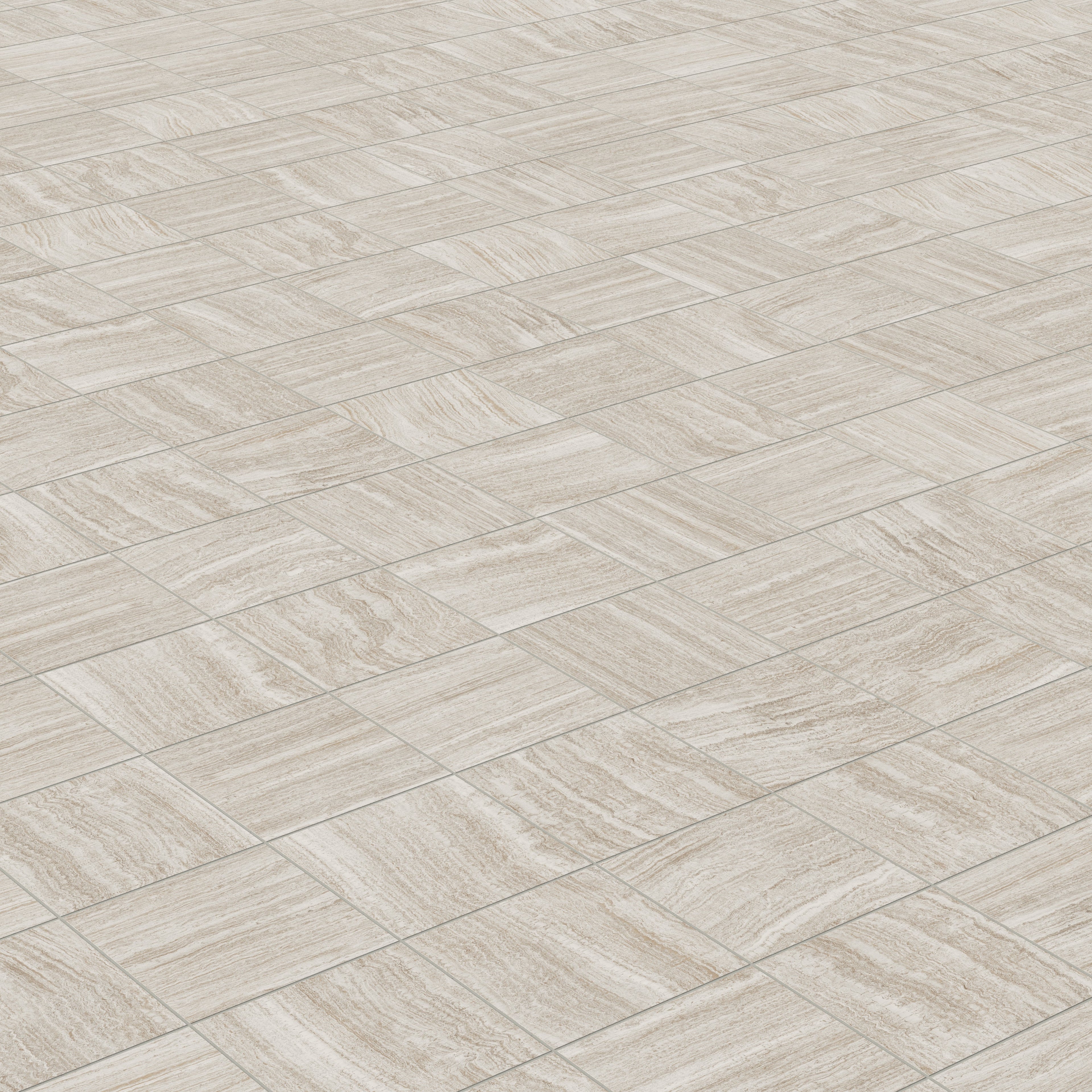 Hendrix 12x12 Matte Porcelain Tile in Oat