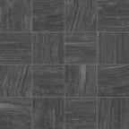 Hendrix 12x12 Matte Porcelain Tile in Coal