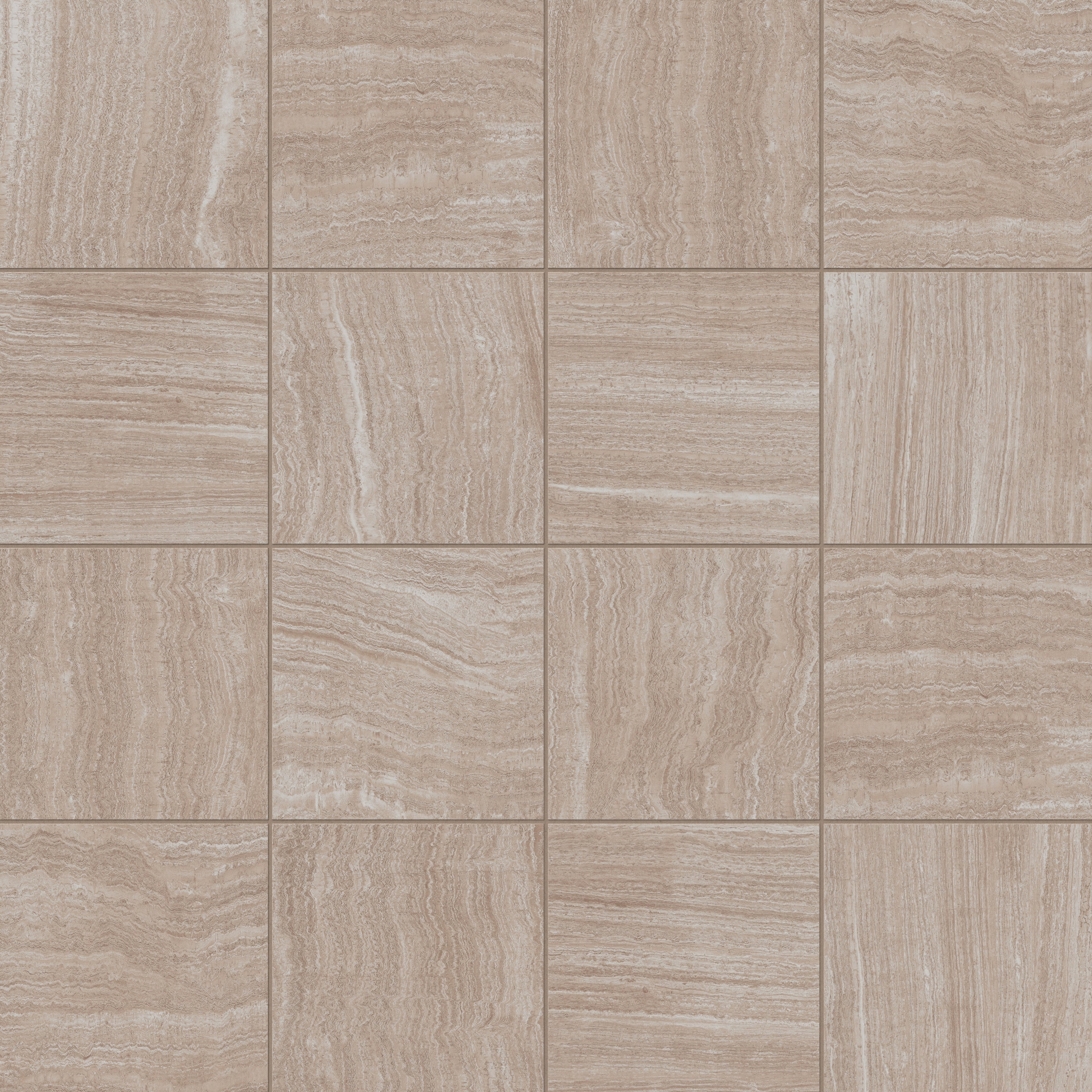 Hendrix 12x12 Matte Porcelain Tile in Almond