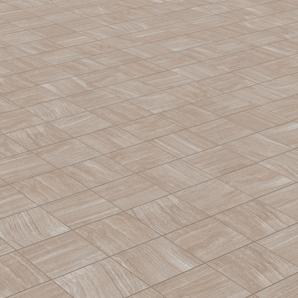 Hendrix 12x12 Matte Porcelain Tile in Almond