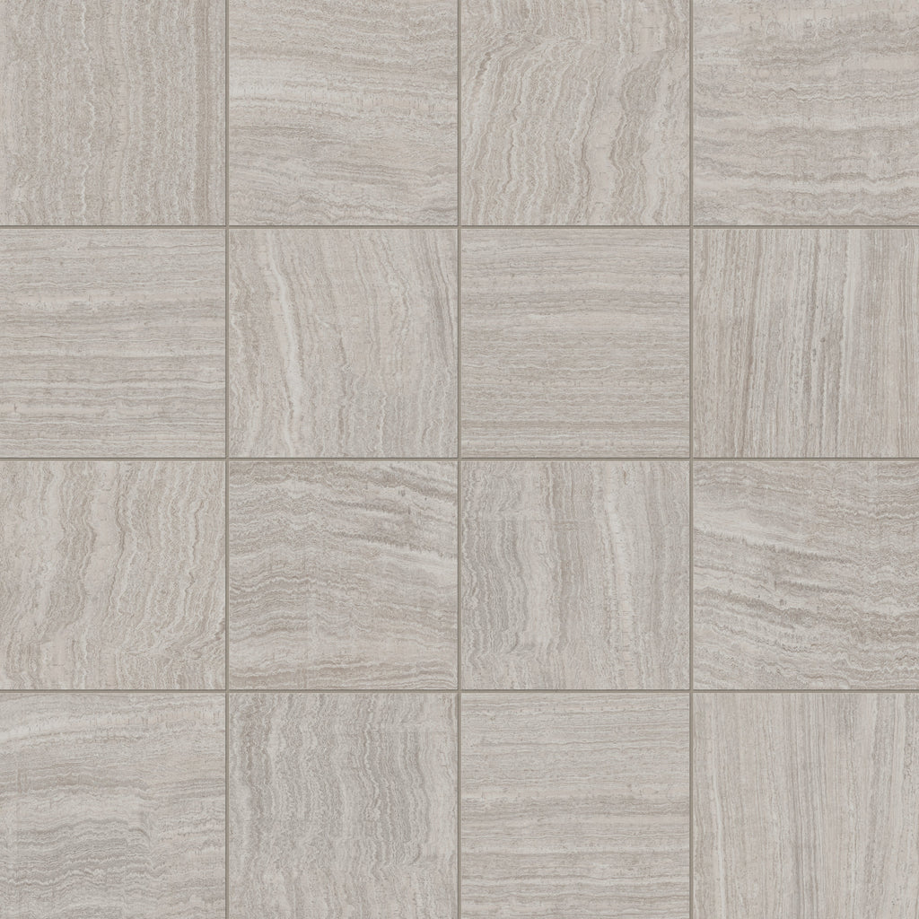 Hendrix 12x12 Matte Porcelain Tile in Taupe