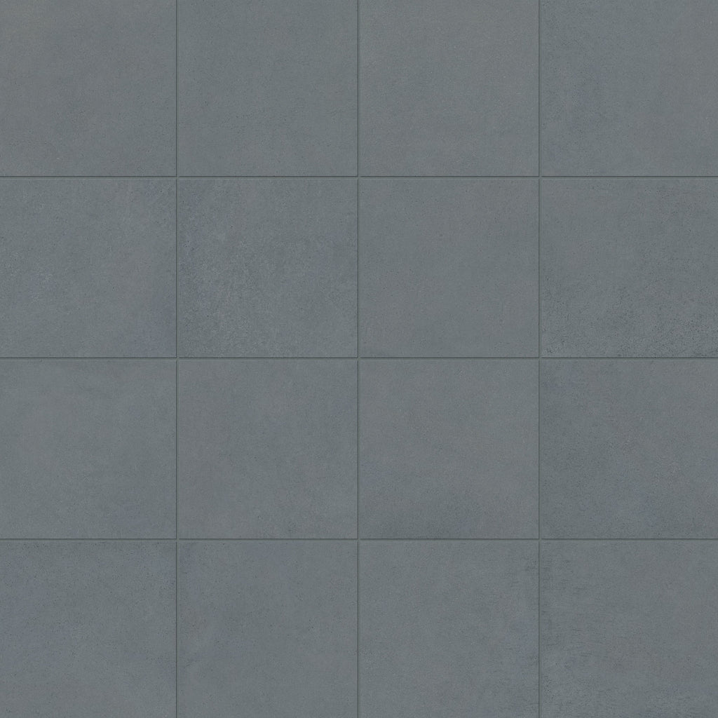 Palmer 12x12 Matte Porcelain Tile in Ocean Blue