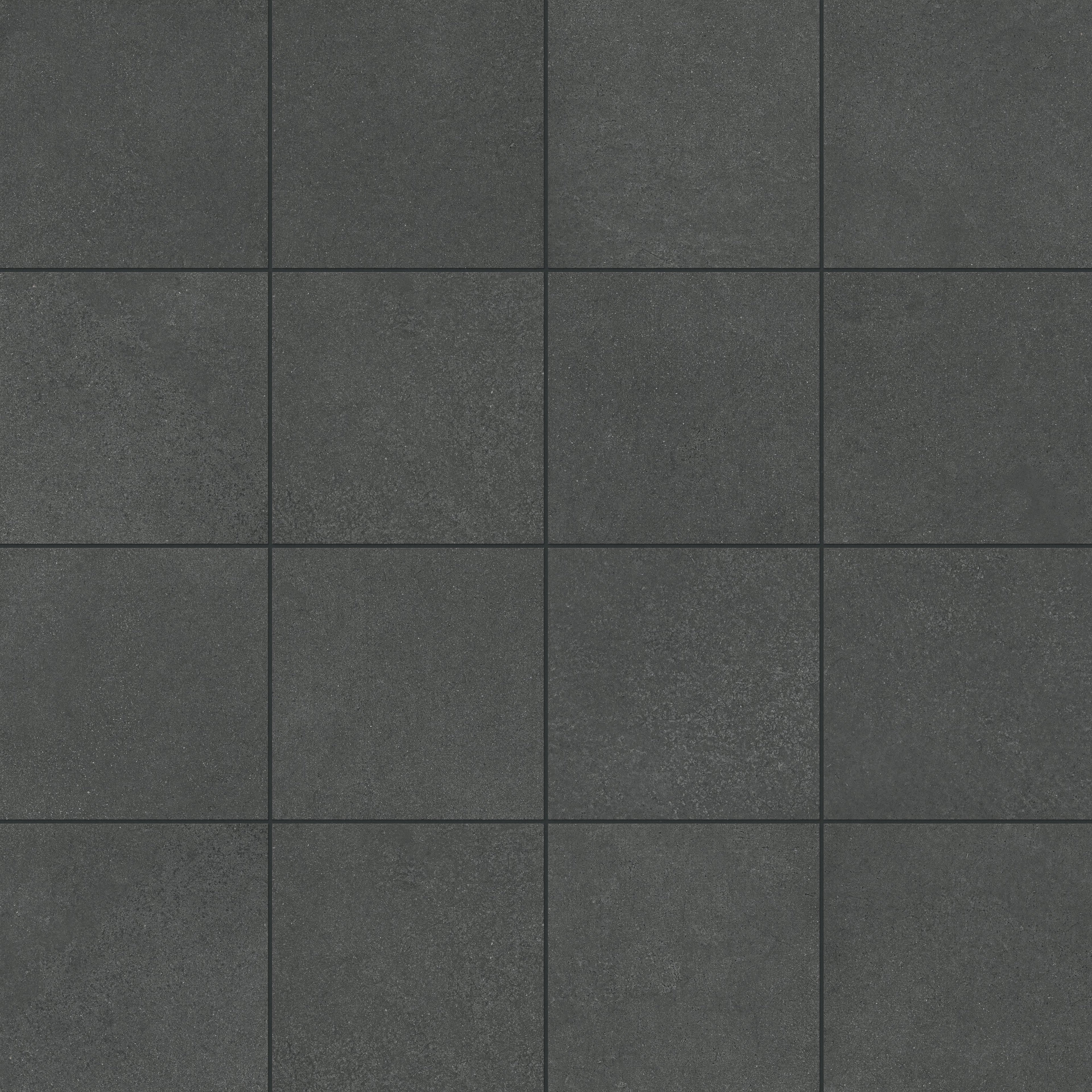 Palmer 12x12 Matte Porcelain Tile in Nero