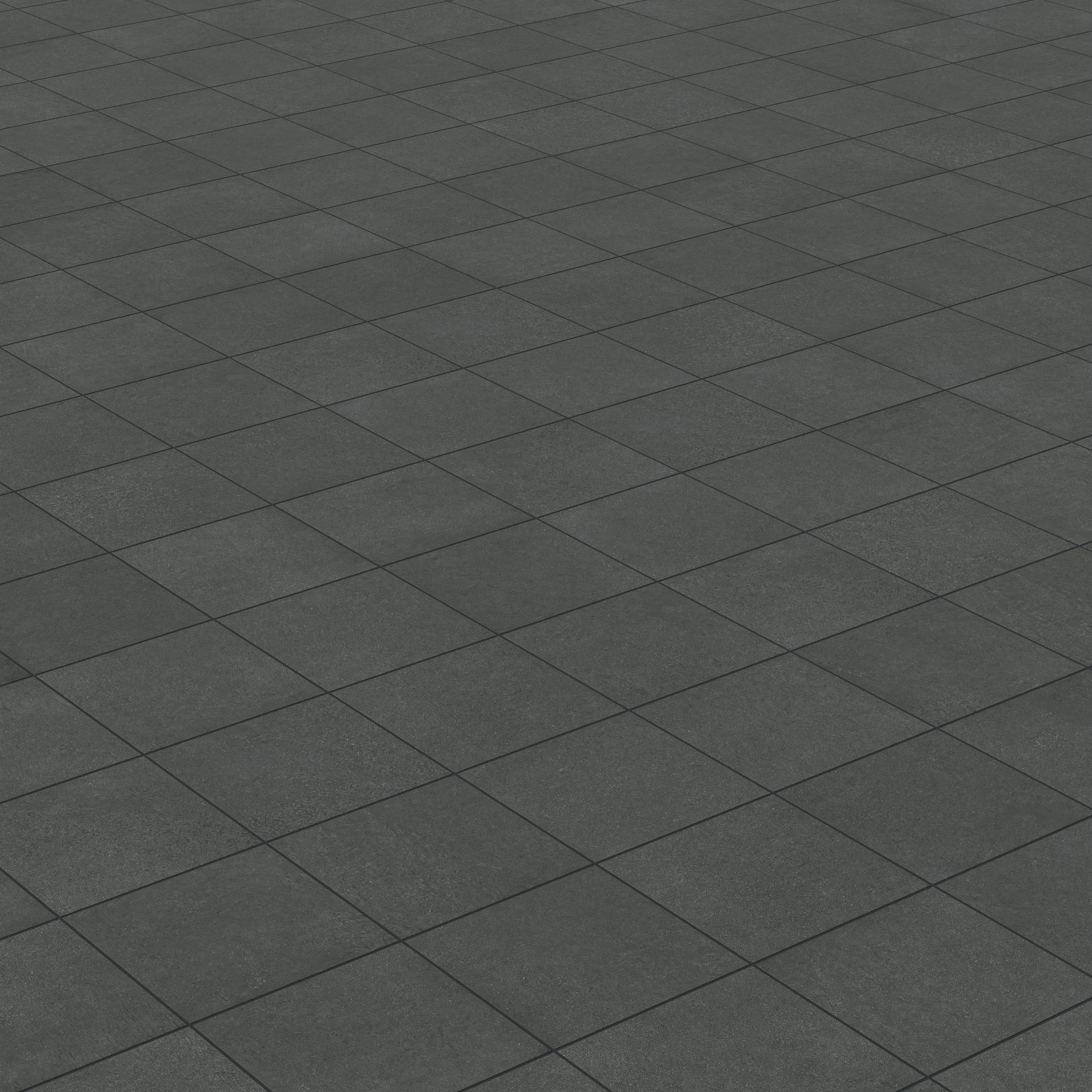 Palmer 12x12 Matte Porcelain Tile in Nero