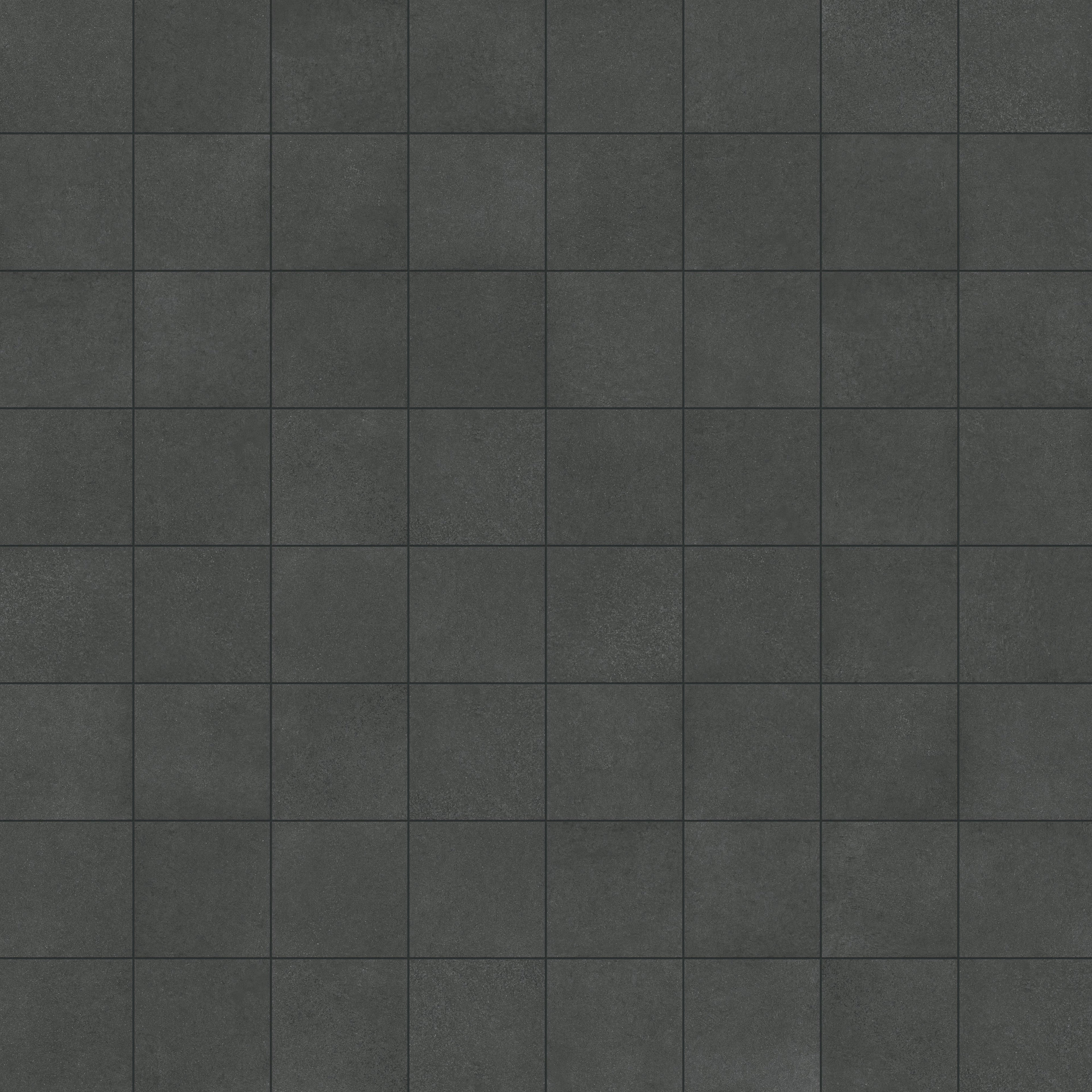 Palmer 12x12 Matte Porcelain Tile in Nero