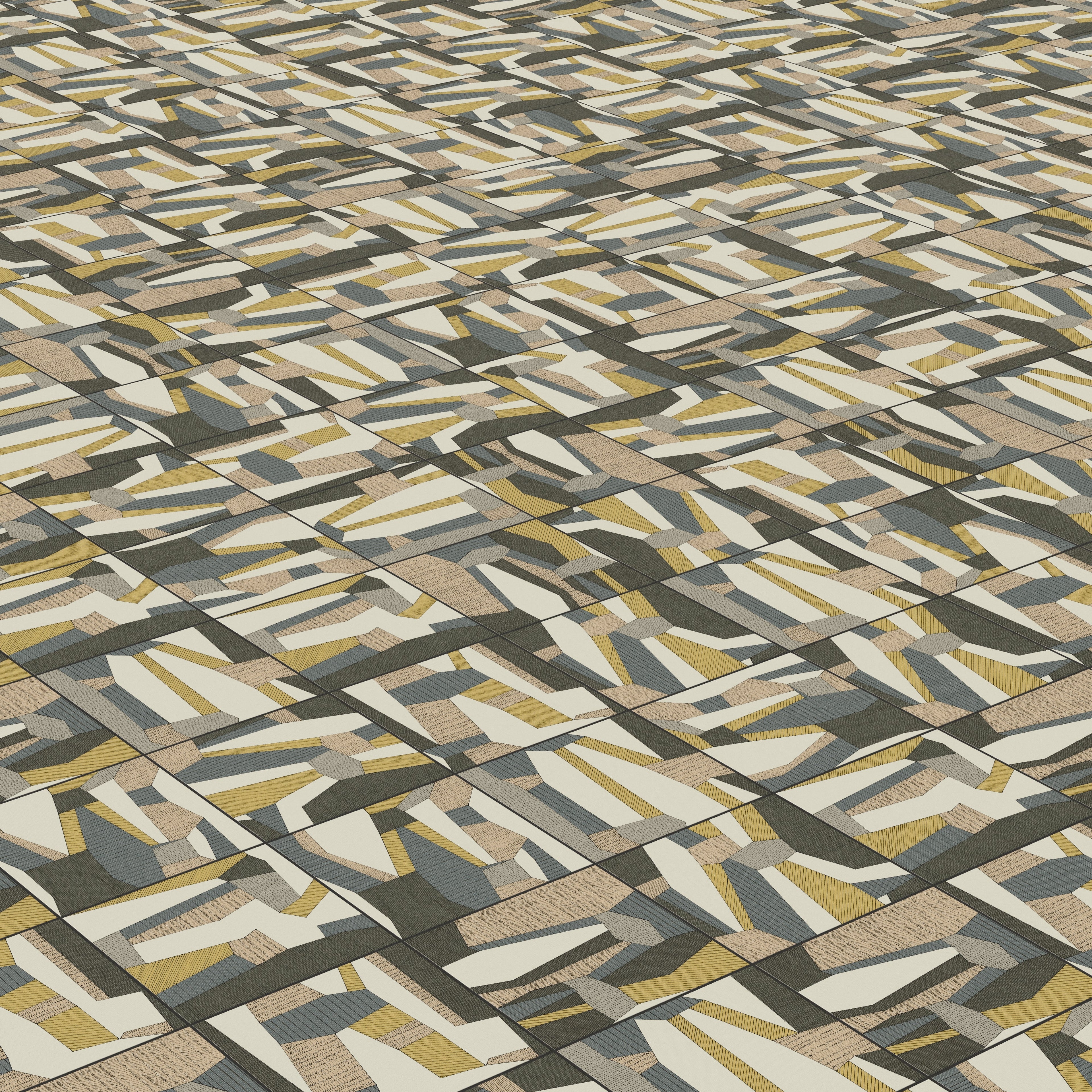 Riley 12x12 Matte Porcelain Tile in Textile Deco