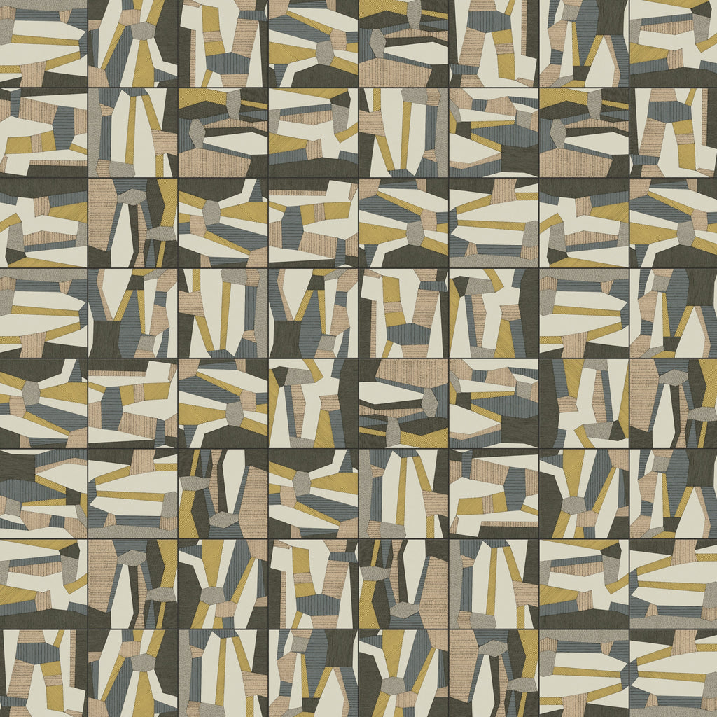 Riley 12x12 Matte Porcelain Tile in Textile Deco