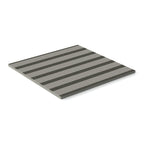 Riley 12x12 Matte Porcelain Tile in Striped Pattern Charcoal