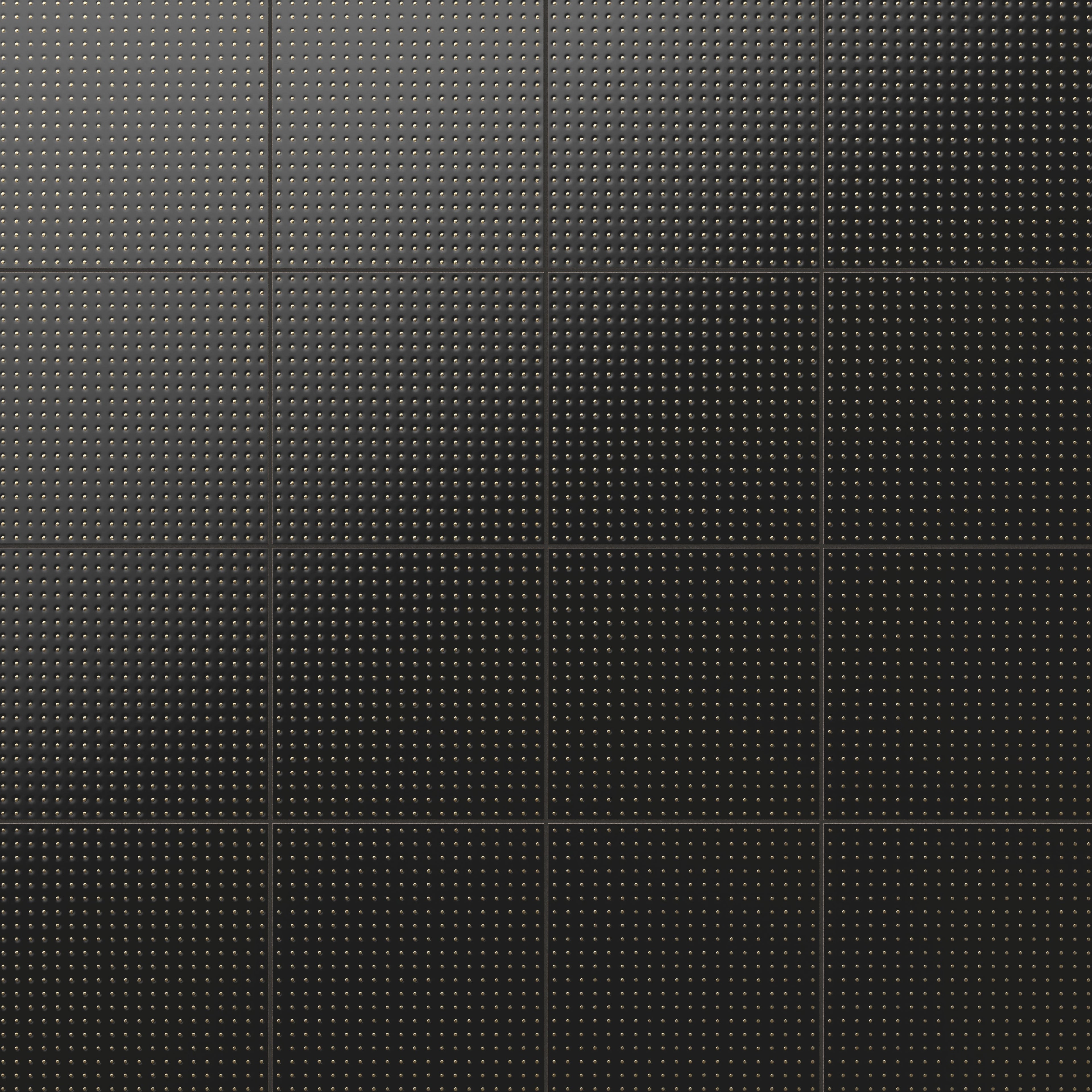 Kira 12x12 Satin Ceramic Tile in Dots Black