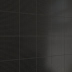 Kira 12x12 Satin Ceramic Tile in Dots Black