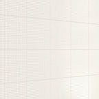 Kira 12x12 Satin Ceramic Tile in Dots White