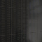 Kira 12x12 Satin Ceramic Tile in Striped Dots Black