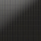 Kira 12x12 Satin Ceramic Tile in Striped Dots Black