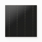 Kira 12x12 Satin Ceramic Tile in Dotted Lines Black