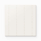 Kira 12x12 Satin Ceramic Tile in Dotted Lines White