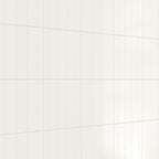 Kira 12x12 Satin Ceramic Tile in Dotted Lines White