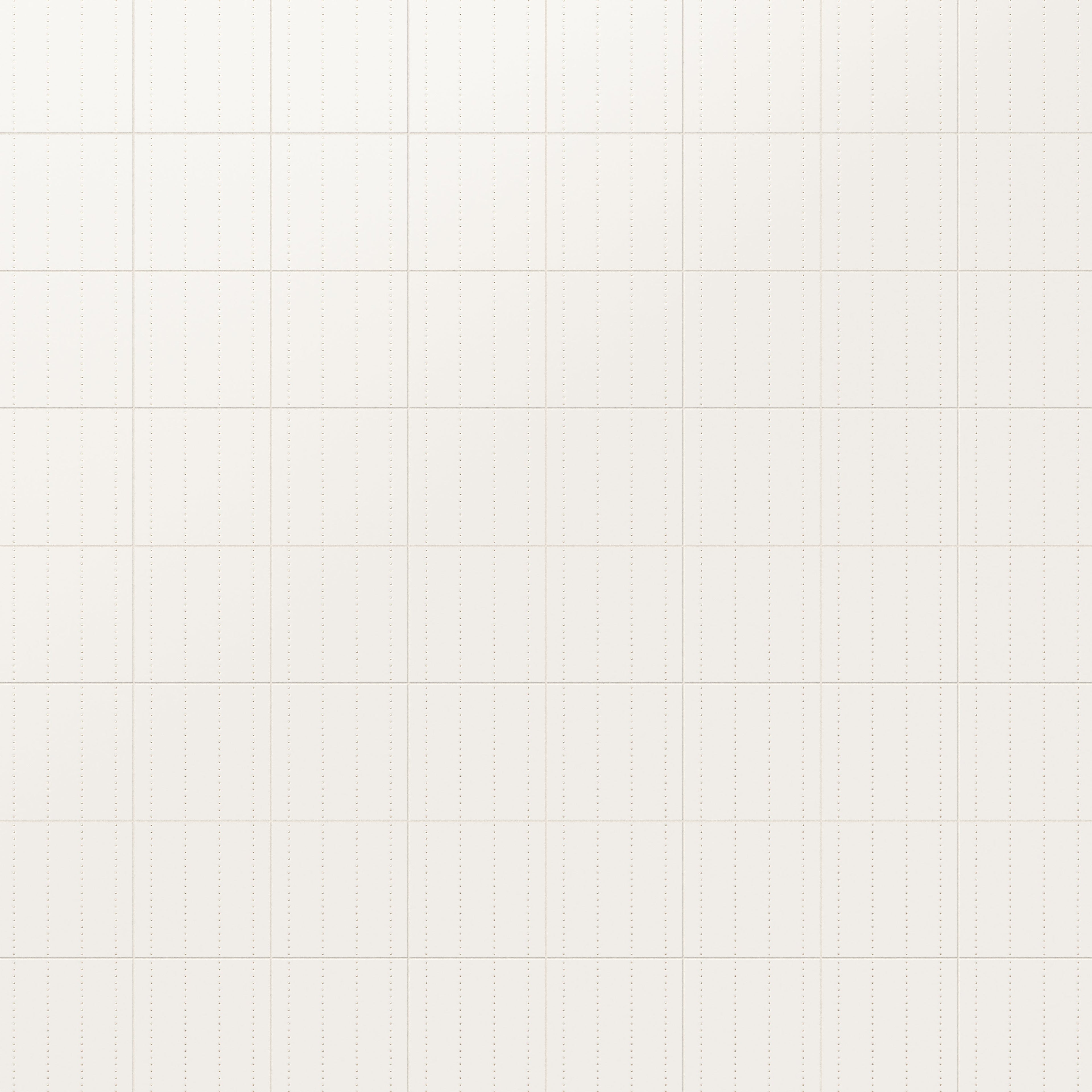 Kira 12x12 Satin Ceramic Tile in Dotted Lines White