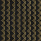 Estelle 12x12 Satin Ceramic Tile in Deco 2 Black Gold