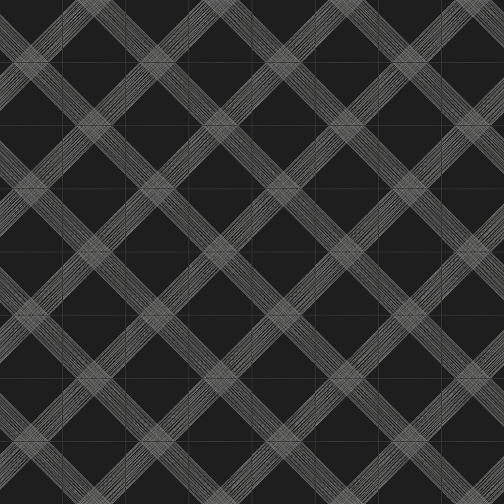 Estelle 12x12 Satin Ceramic Tile in Deco 2 Black Silver