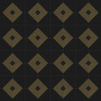 Estelle 12x12 Satin Ceramic Tile in Deco 3 Black Gold