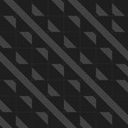 Estelle 12x12 Satin Ceramic Tile in Deco 3 Black Silver