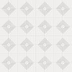 Estelle 12x12 Satin Ceramic Tile in Deco 3 White Silver