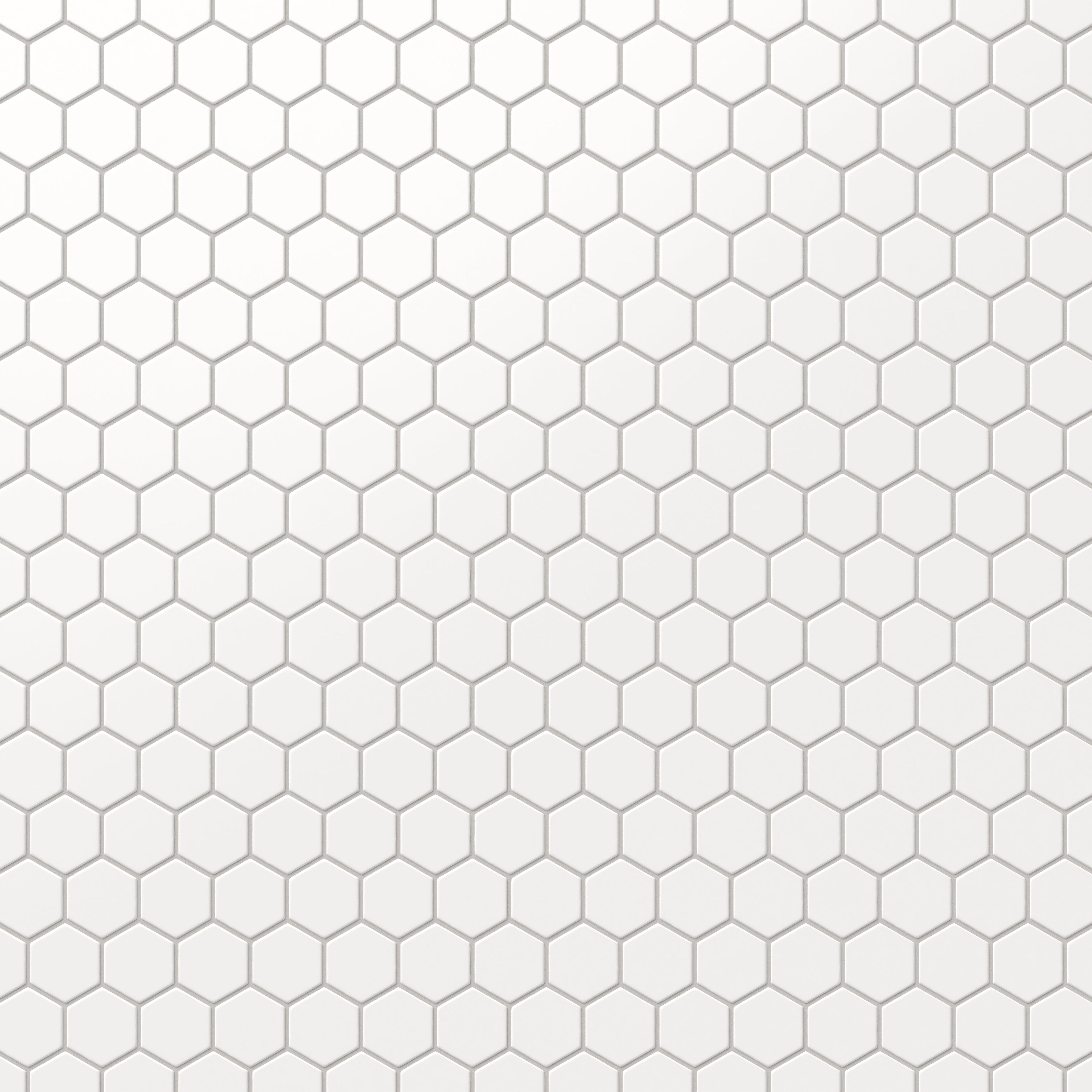 Levi 12x12 Matte Porcelain 2x2 Hexagon Mosaic Tile in White