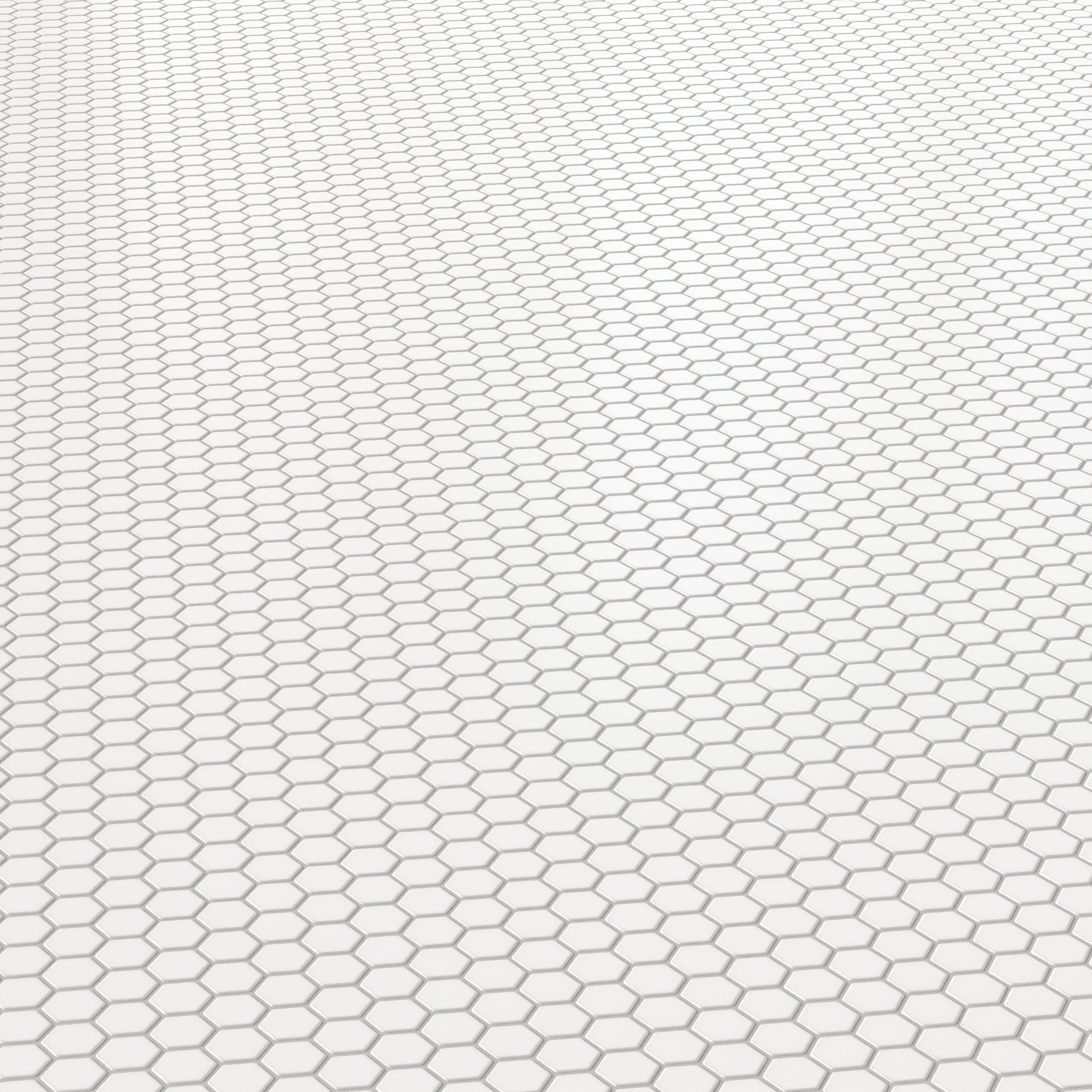 Levi 12x12 Matte Porcelain 1x1 Hexagon Mosaic Tile in White
