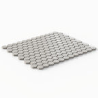 Levi 12x12 Matte Porcelain 1x1 Hexagon Mosaic Tile in Grey