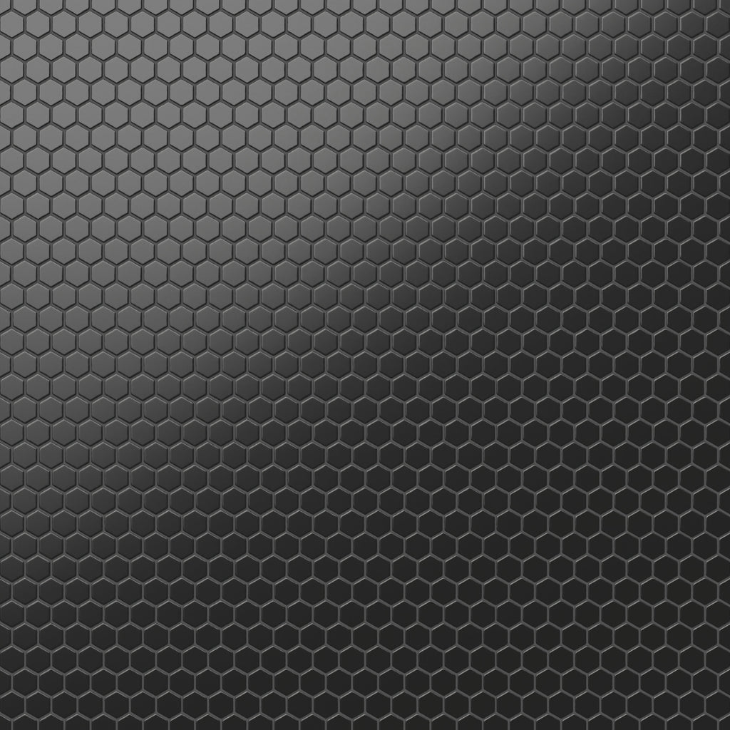 Levi 12x12 Matte Porcelain 1x1 Hexagon Mosaic Tile in Black