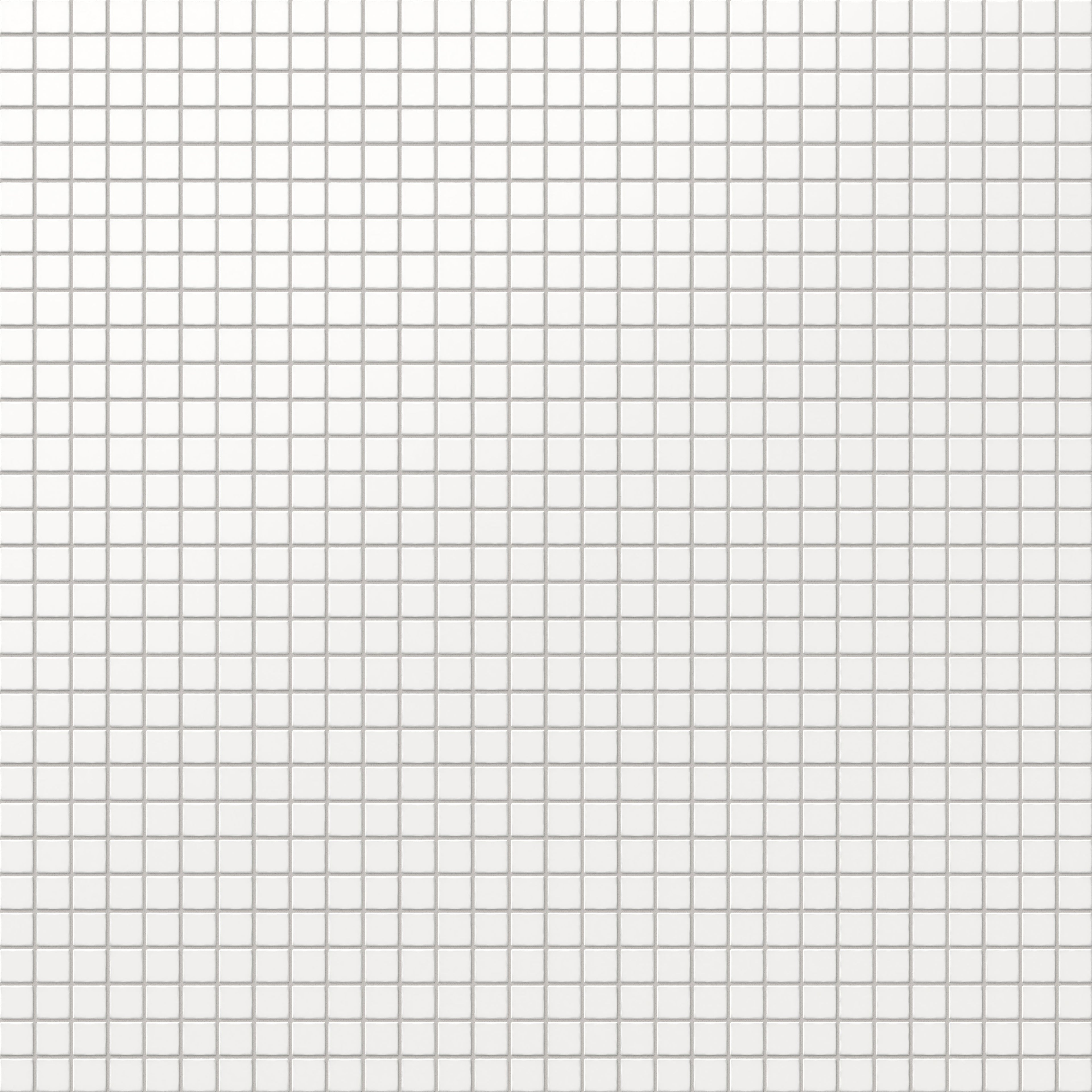 Levi 12x12 Matte Porcelain 1x1 Square Mosaic Tile in White