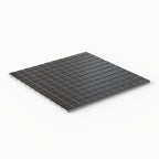 Levi 12x12 Matte Porcelain 1x1 Square Mosaic Tile in Black