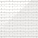 Mabel 12x12 Glossy Porcelain Brick Mosaic Tile in White