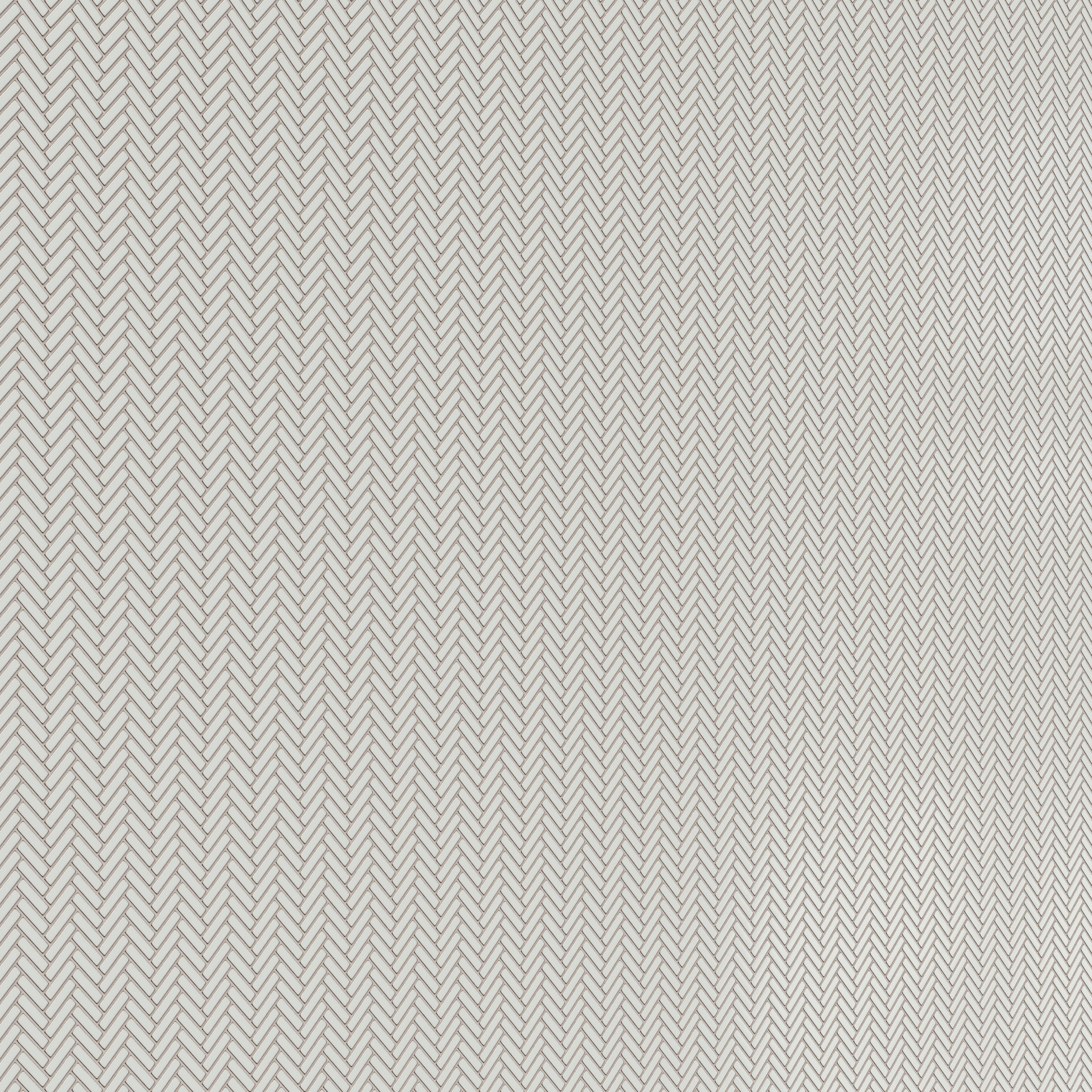 Maggie 12x12 Glossy Porcelain Herringbone Mosaic Tile in Off White