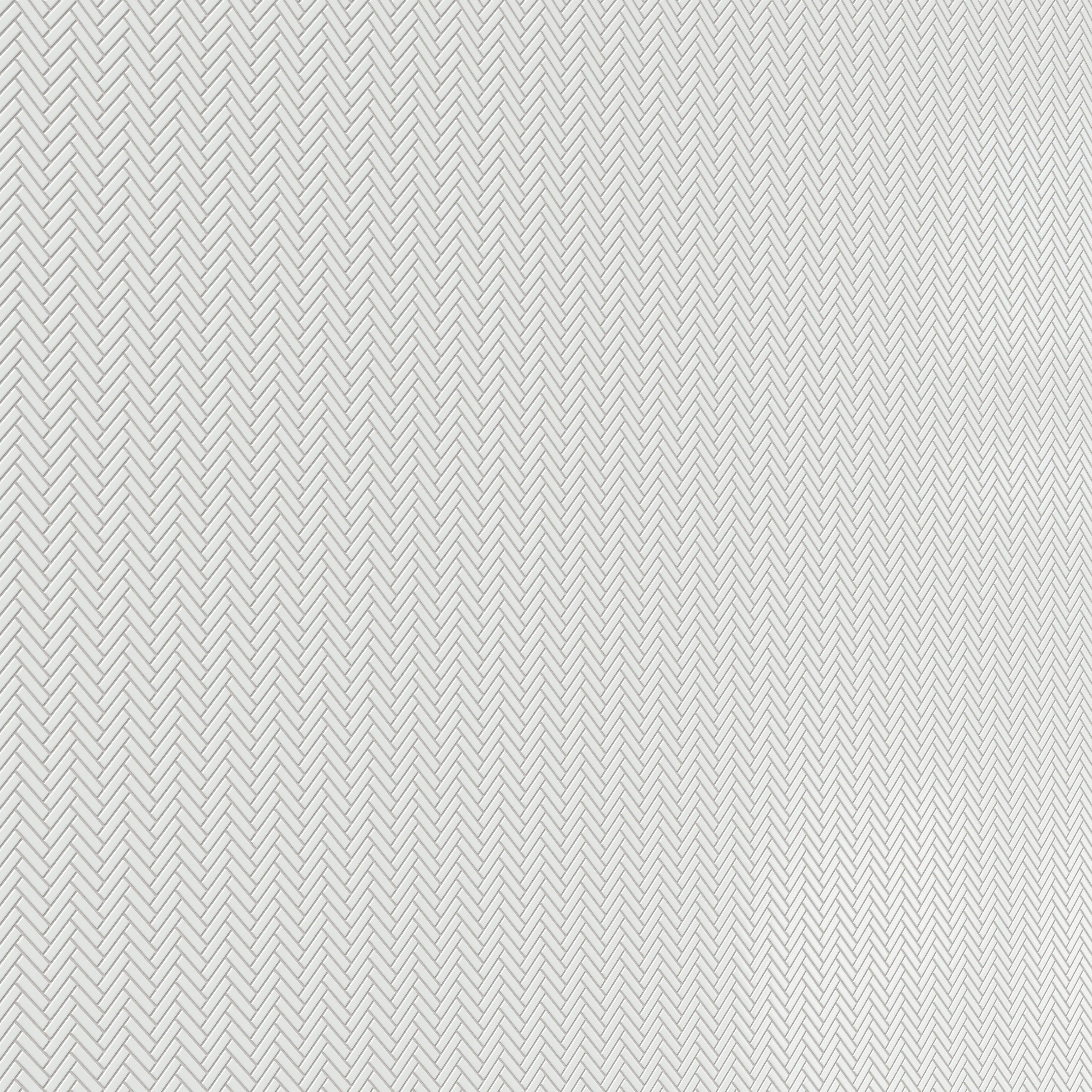 Maggie 12x12 Glossy Porcelain Herringbone Mosaic Tile in White