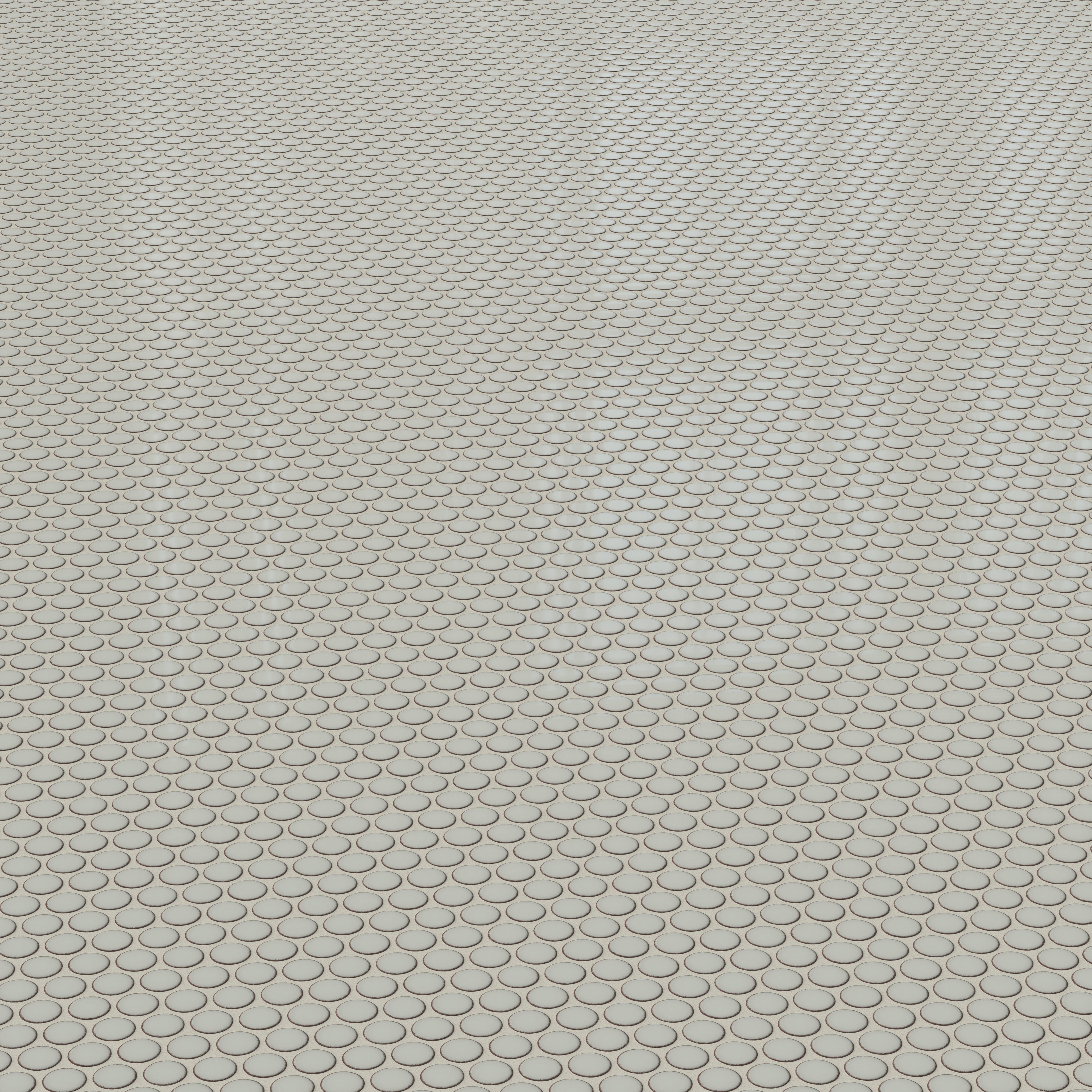 Ariel 12x12 Glossy Porcelain Penny Round Mosaic Tile in Sage